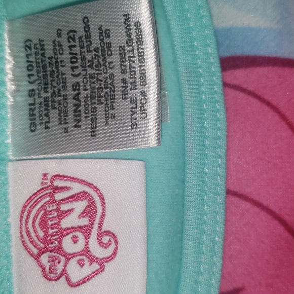 My Little Pony Flannel Pajama Set - Picture 4 of 4
